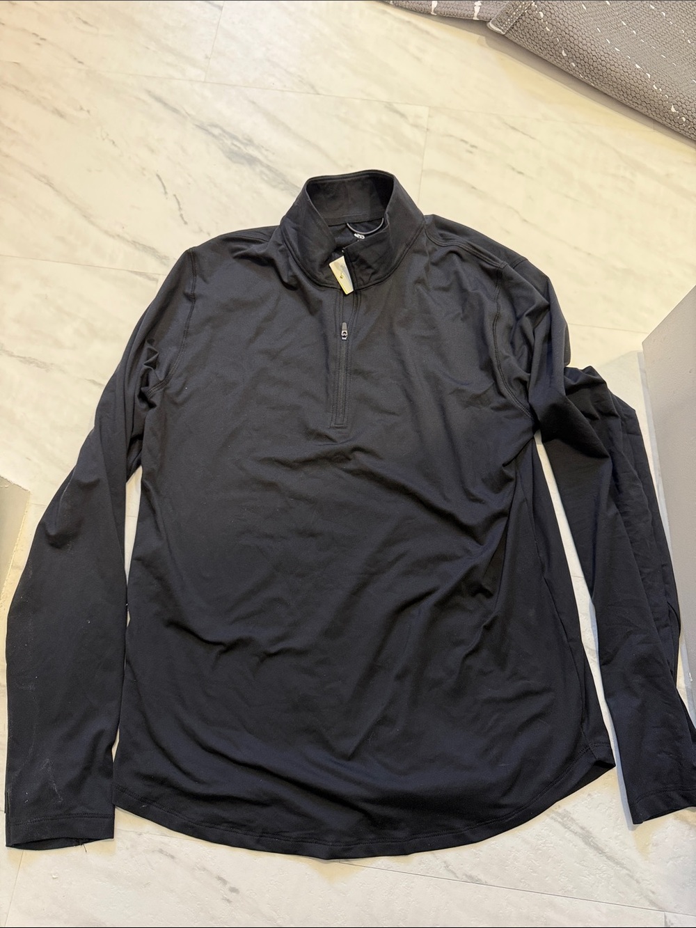 All in motion Black Quarter-Zip Long Sleeve Pullover